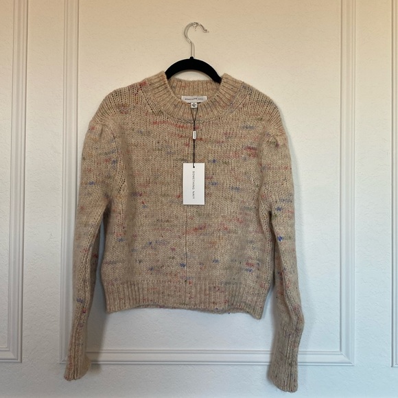 Something Navy Speckled Sweater - Picture 2 of 3